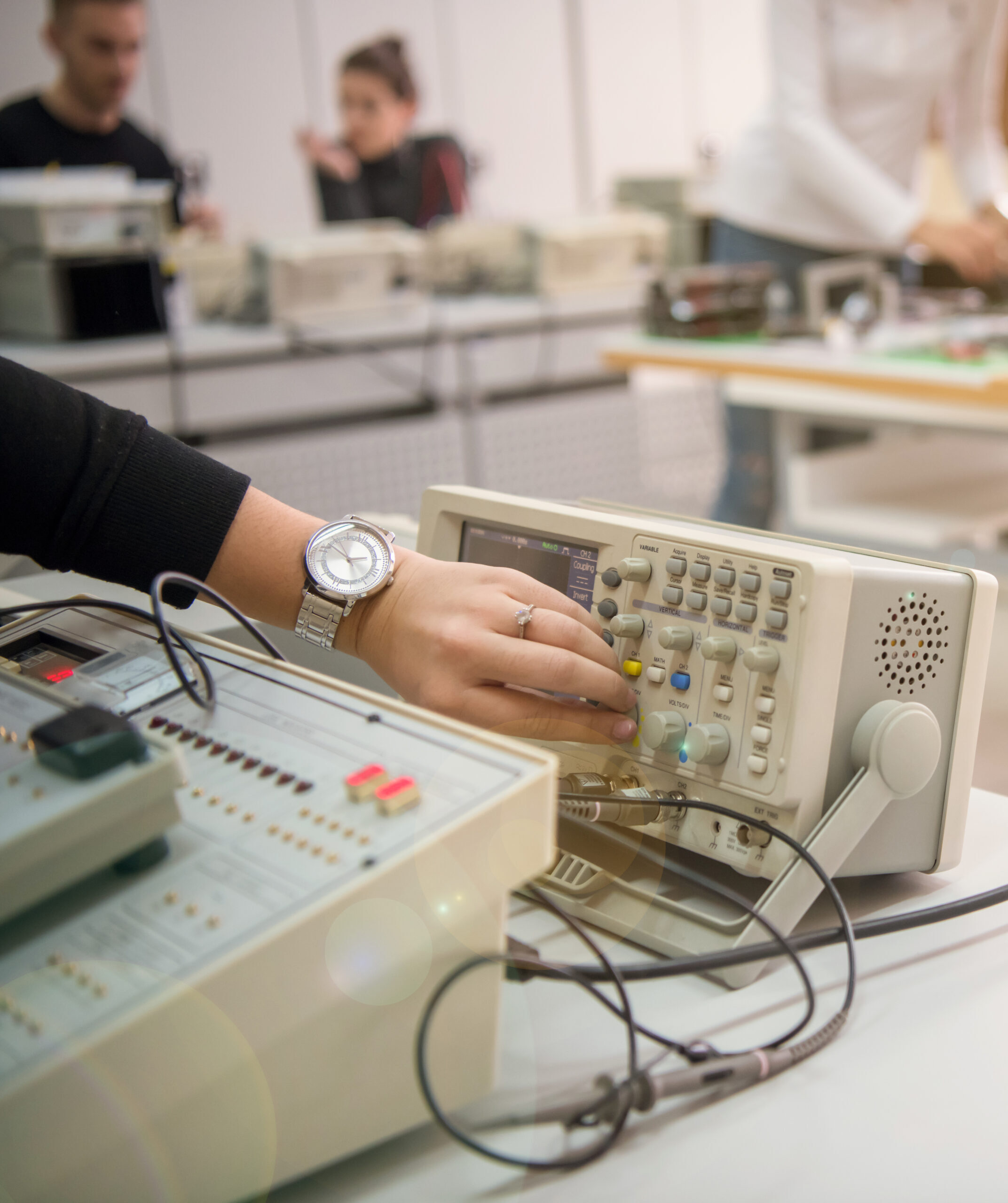 IoT testing and electronics lab work at Punama Innovation